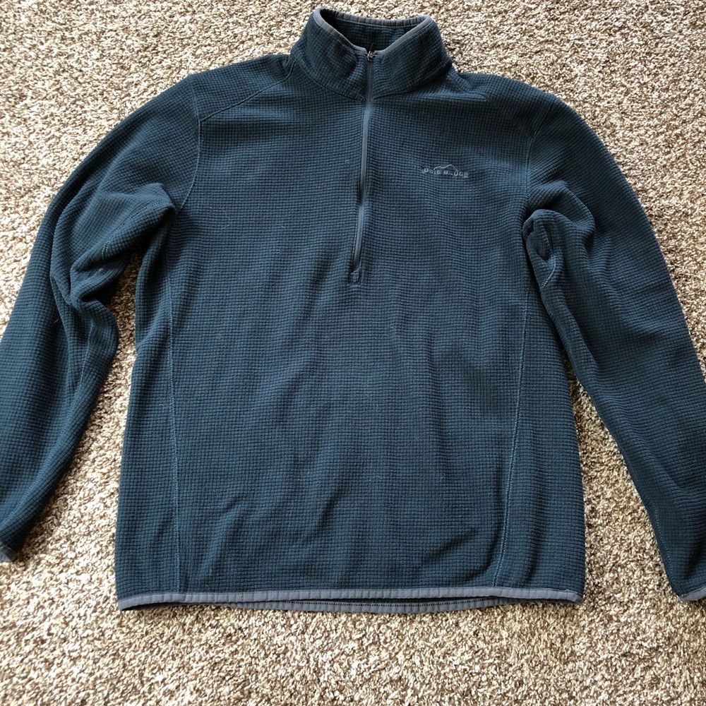 Navy Eddie Bauer Quarter Zip Size Medium